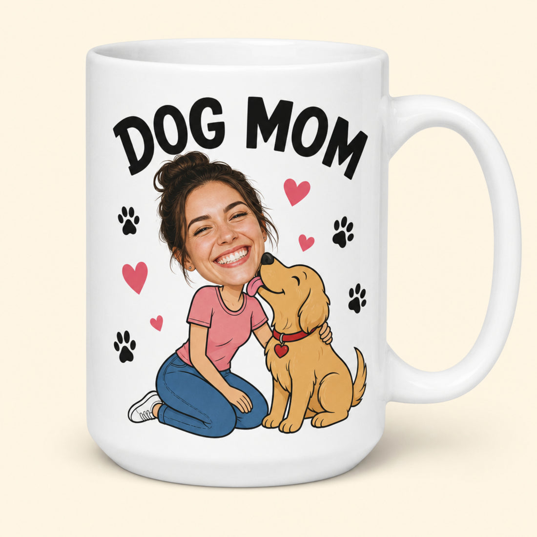 Birthday Royalty custom mug example